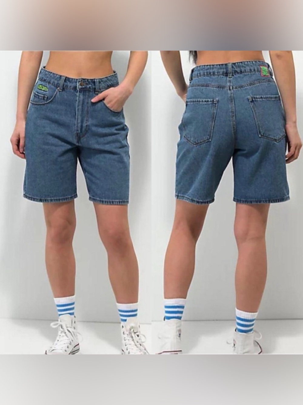 Empyre Y2K Baggy Skate Jorts Shorts Size 4